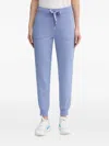 Dkny Logo-drawstring Track Pants In Blue