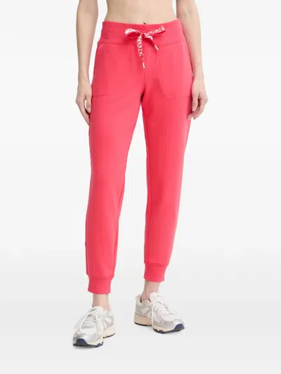 Dkny Logo-drawstring Track Pants In Pink