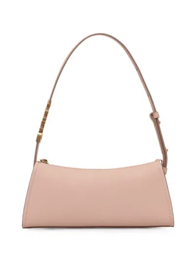 Dkny Logo-plaque Adjustable-strap Shoulder Bag In Neutral