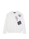 Dkny Logo-print Elasticated-hem T-shirt In White
