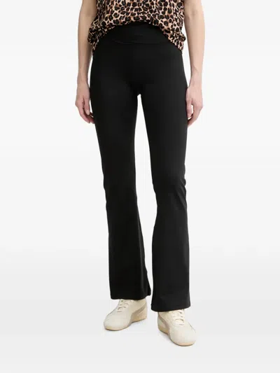 Dkny Logo-print Leggings In Black