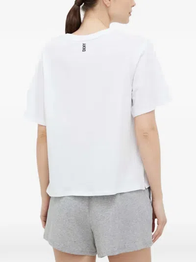 Dkny Logo-print Pajamas In White