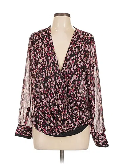 Pre-owned Dkny Long Sleeve Blouse In Pink
