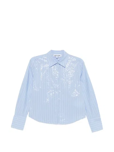 Dkny Long-sleeve Shirt In Blue