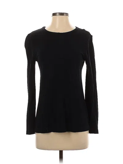 Pre-owned Dkny Long Sleeve T-shirt In Black