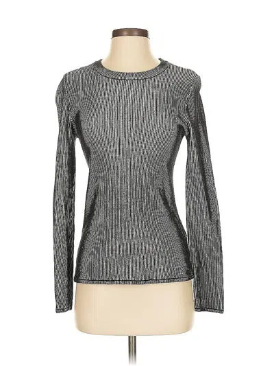 Pre-owned Dkny Long Sleeve T-shirt In Black