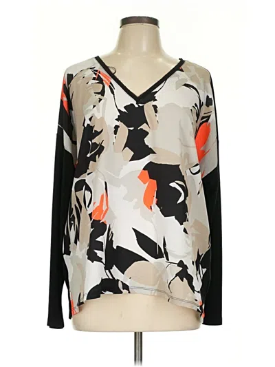 Pre-owned Dkny Long Sleeve T-shirt In Black