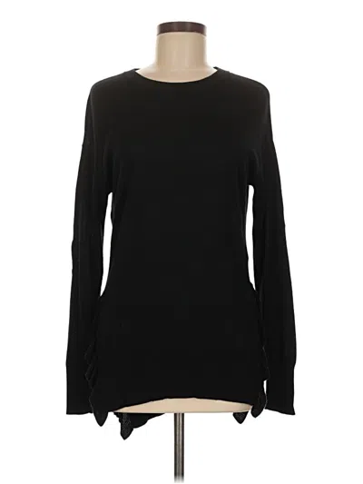 Pre-owned Dkny Long Sleeve T-shirt In Black