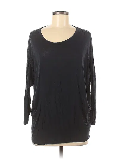 Pre-owned Dkny Long Sleeve T-shirt In Blue