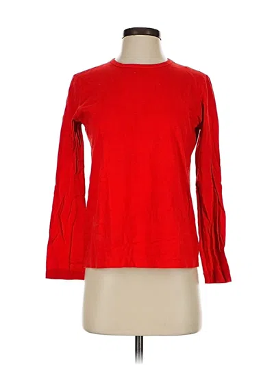 Pre-owned Dkny Long Sleeve T-shirt In Red