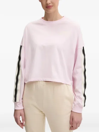 Dkny Long-sleeved Sweatshirt In Pink