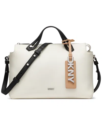 Dkny Louisa Small Logo Charm Satchel In Multi