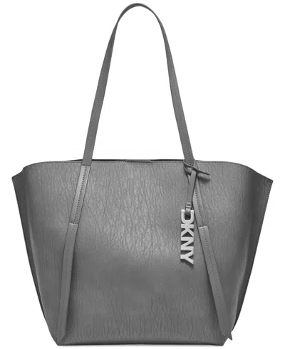 Dkny Lyda Extra-large Tote In Dark Gray