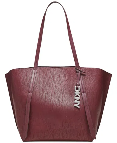 Dkny Lyda Extra-large Tote In Garnet