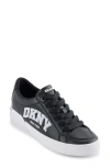 Dkny Women's Maben Varsity Lace-up Sneakers In Black