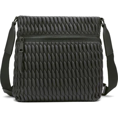 Dkny Mack Nylon Crossbody Bag In Blk,black