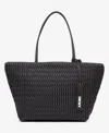 Dkny Mack Nylon Large Tote Bag In Blk,black