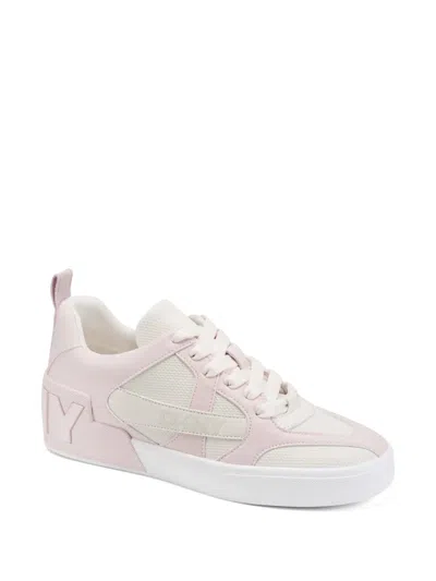 Dkny Magdelena Lace-up Sneakers In Pink