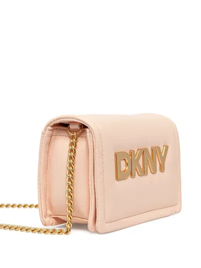 Dkny Maggie Logo-lettering Chain Bag In Pink