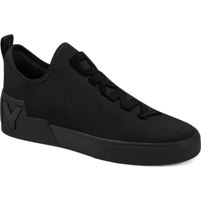 Dkny Maize Knit Slip-on Sneaker In Black