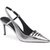Dkny Malden Slingback Pump In Silver