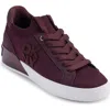 Dkny Women's Mallory Lace-up Sneakers In Burgundy