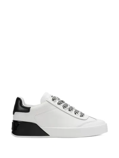 Dkny Manae Lace-up Sneakers In White
