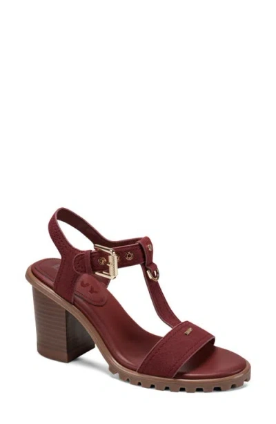 Dkny Marg Ankle Strap Sandal In Brown