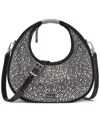 Dkny Margot Crescent Top Zip Small Crossbody Bag In Animal Print