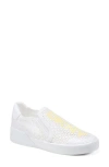 Dkny Marta Mesh Sneaker In White