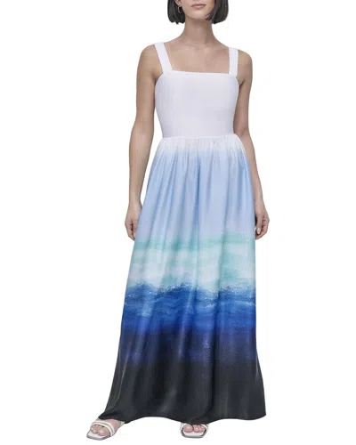 Dkny Maxi Dress In Blue