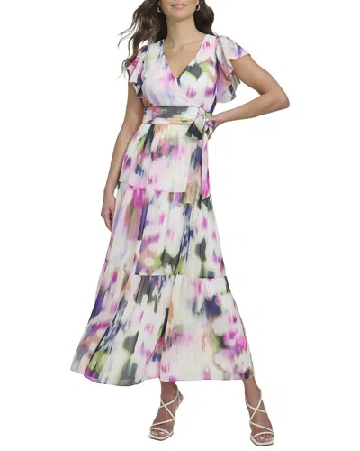 Dkny Maxi Dress In Multi