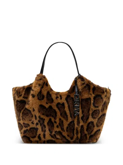Dkny Mittelgrosser Paula Tote Bag In Brown