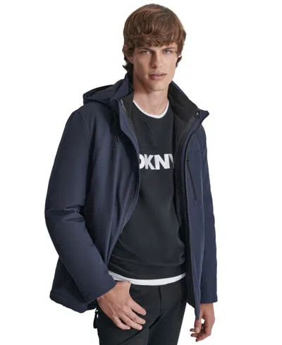 Dkny Men's 3-in-1 Systems Jacket In Blue