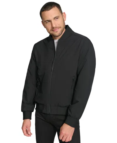 Dkny Men's Bomber Jacket In Black