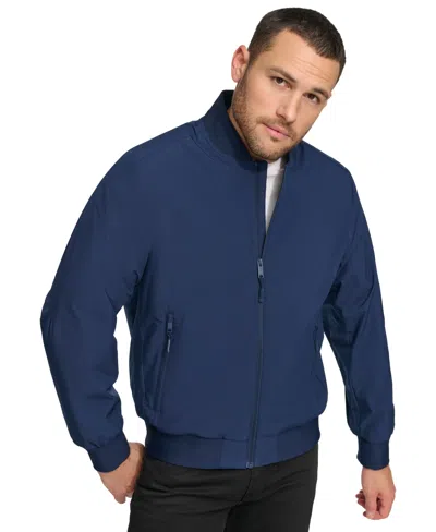 Dkny Men's Bomber Jacket In Navy