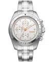 Dkny Men's Central Park Chronograph Stainless Steel Bracelet Watch, 42mm