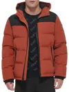 Dkny Puffer Jacket In Brown