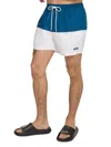 Dkny Colorblock Swim Trunks In Poseidon