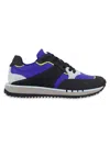 Dkny Mixed Media Sneaker In Blue