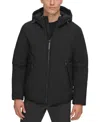 Dkny Men's Hooded Regular-fit Jacket In Black
