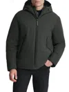 Dkny Men's Hooded Regular-fit Jacket In Black