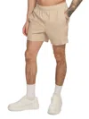 Dkny Men's Stretch Hybrid 5" Volley Shorts In Tan