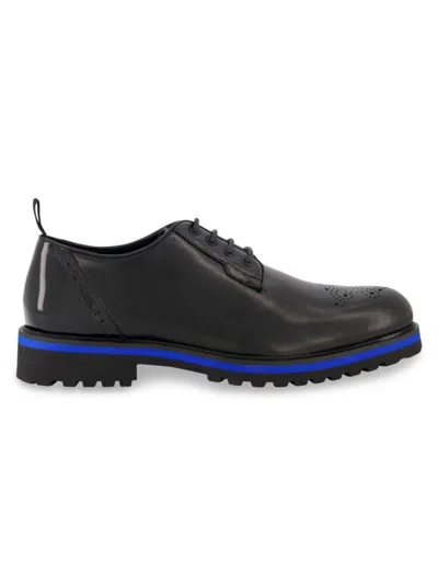 Dkny Men's Leather Derby Shoes In Black