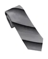 Dkny Bold Stripe Tie In Gray