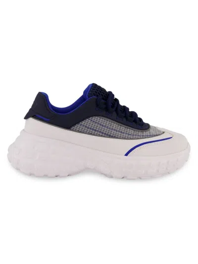 Dkny Men's Mesh Chunky Sneakers In Navy