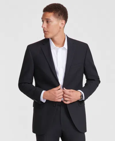 Dkny Men's Modern-fit Nested Suit In Black