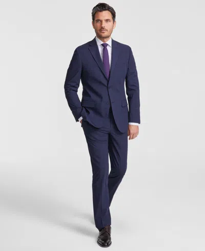 Dkny Men's Modern-fit Nested Suit In Blue