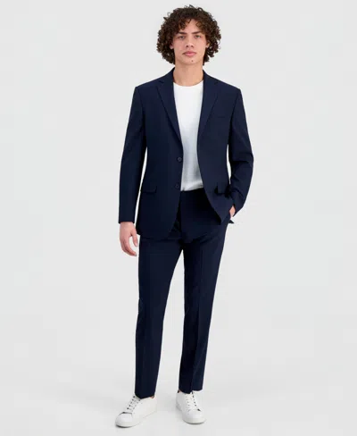 Dkny Men's Modern-fit Nested Suit In Blue