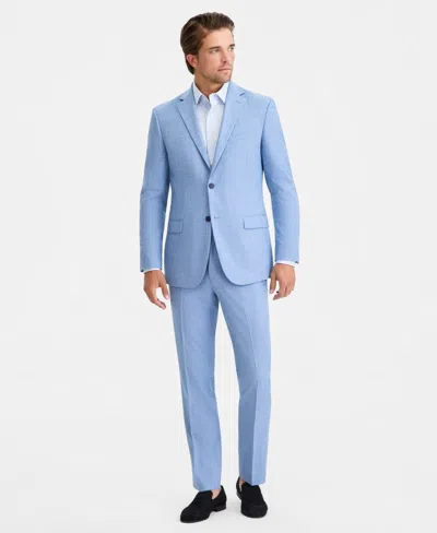Dkny Men's Modern-fit Nested Suit In Blue